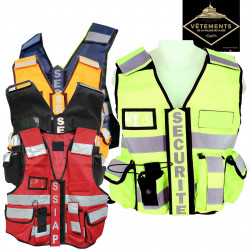 Gilet tactique haute visibilité VVS - Equipement de sécurité