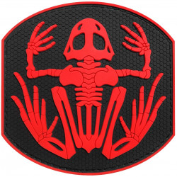 Patch PVC Frog Rouge