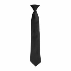 Cravate à clip Noir
