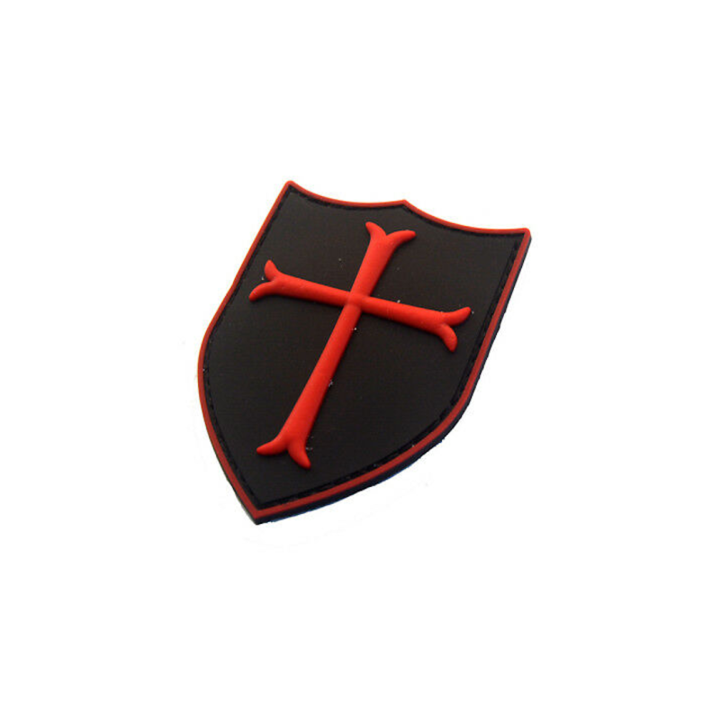 Patch Crusader Cross Rouge