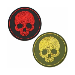 Patch FingerPrint Skull