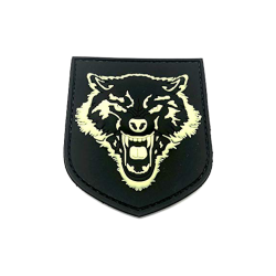 Patch PVC Glow Wolf