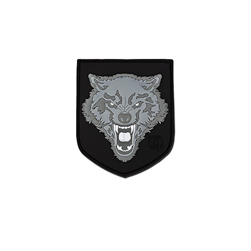 Patch PVC Grey Wolf