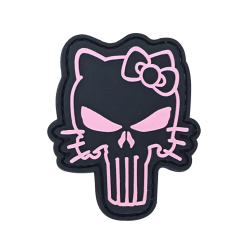 Patch PVC Hello Kitty Punisher