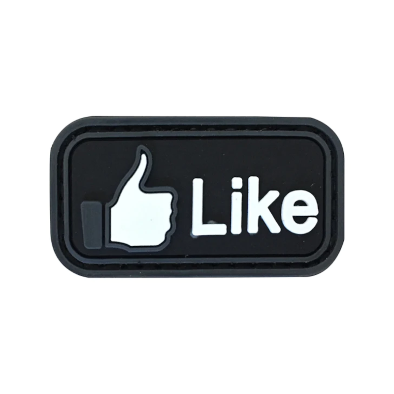 Patch PVC "LIKE" Noir