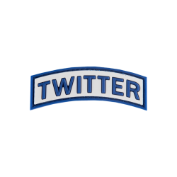 Patch PVC "TWITTER"