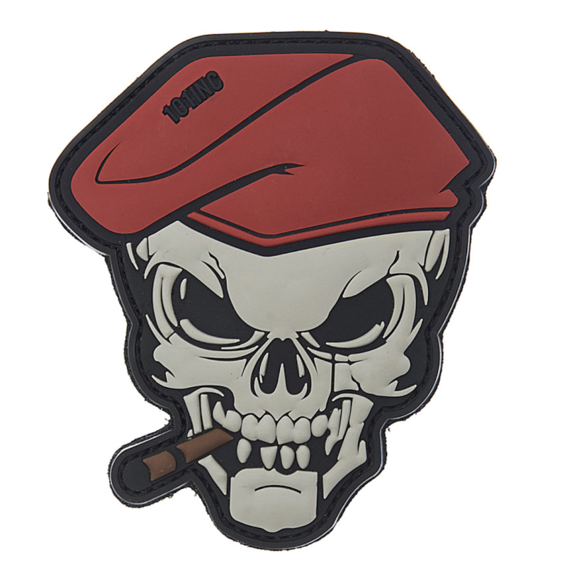 Patch PVC Smoking Skull