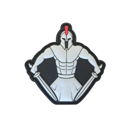 Patch PVC Spartan Warrior Molon Labe