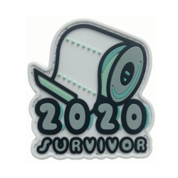 Patch PVC Toilet Paper "2020 SURVIVOR"