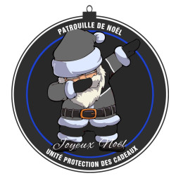 BADGE PATROUILLE DE NOËL 3.0 - GRIS