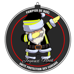 BADGE POMPIER DE NOËL