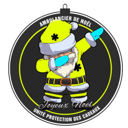 BADGE AMBULANCIER DE NOËL