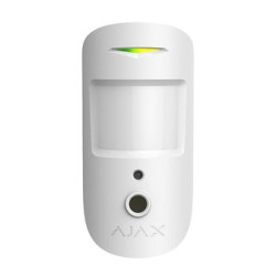 Ajax Système d'alarme MotionCam, détecteur de mouvement, caméra, Photo Blanc