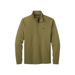 Pull zip Homme Outdoor Research ALPINE ONSET MERINO 150 QUARTERZIP - Loden