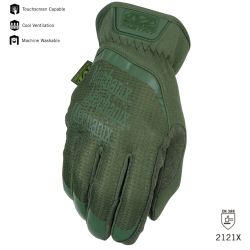 Gants FastFit Tactical Vert Olive