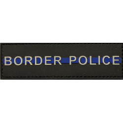 Badge BORDER POLICE "The Thin Blue Line"