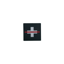 BADGE ORIGINAL "THIN RED LINE SWITZERLAND"