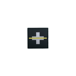 BADGE ORIGINAL "THIN YELLOW LINE SWITZERLAND"