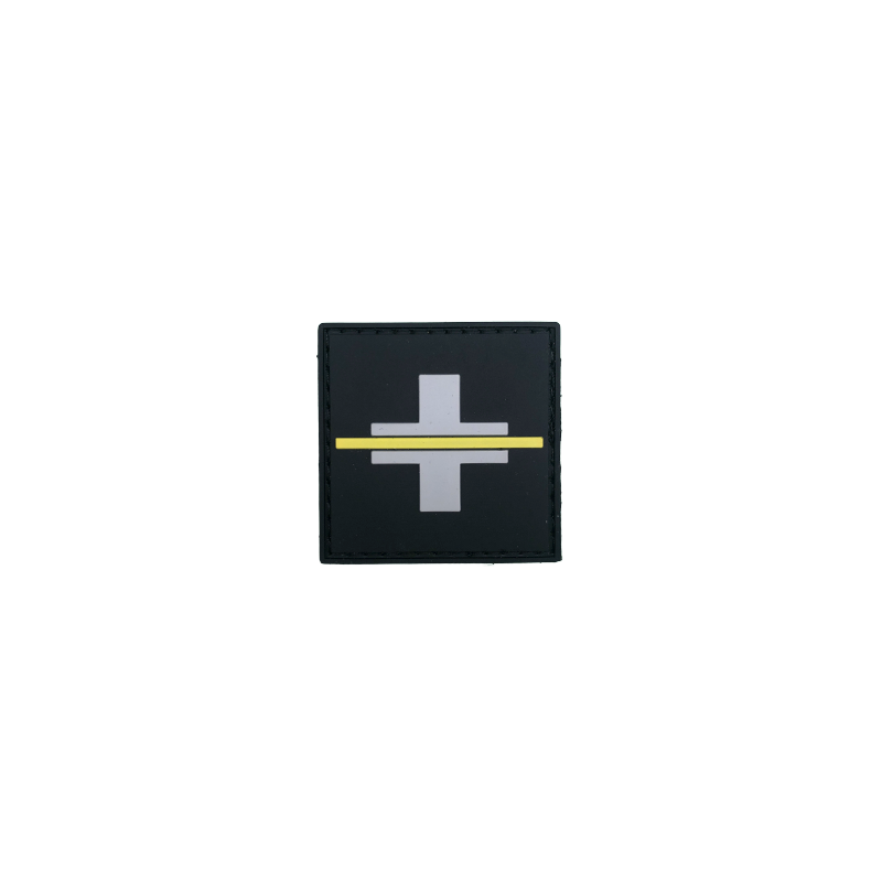 BADGE ORIGINAL "THIN YELLOW LINE SWITZERLAND"