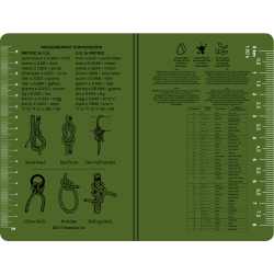 Modestone NOTEBOOK Military Vert 210 x 297mm A4 - Vert