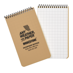 MODESTONE NOTEPAD Military Tan 76 x 130mm - Tan