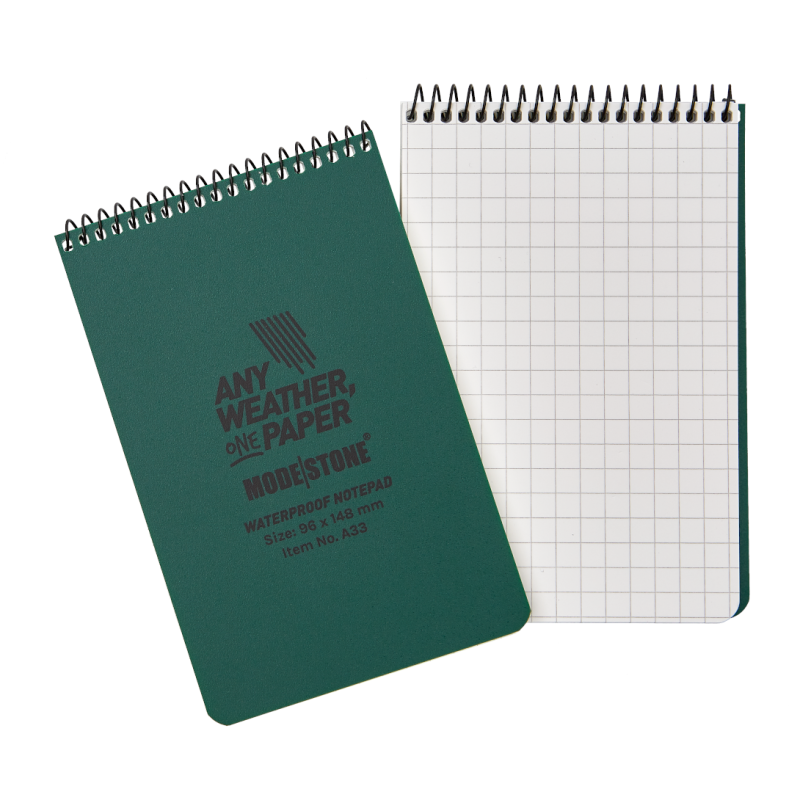 Modestone NOTEPAD Military 96 x 148mm - Vert