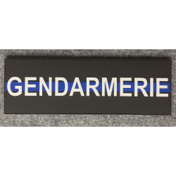 Bande Dorsale GENDARMERIE Thin Blue Line 26 x 10 cm