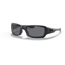 Lunettes OAKLEY SI Fives Squared - Matte Black avec verres gris - Tonal Flag