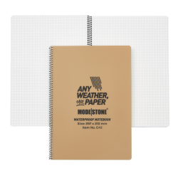 Modestone NOTEBOOK Military 210 x 297mm A4 - Tan