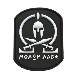 Patch PVC Spartan "Molon Labe"