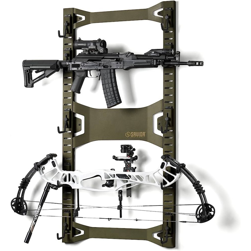 Rack à Fusil SAVIOR - Horizontal - 10 crochets Rack à Fusil SAVIOR - Horizontal - 10 crochets