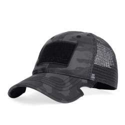 Casquette Notch Classic réglable Black Camo Operator - "PONYTAIL"