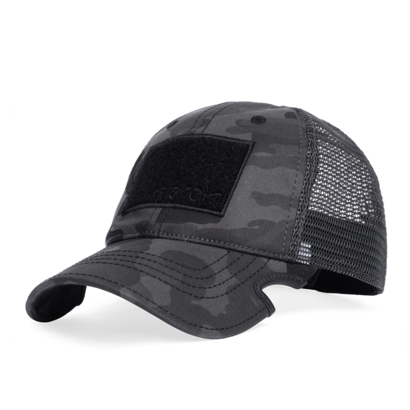 Casquette Notch Classic réglable Black Camo Operator - "PONYTAIL"