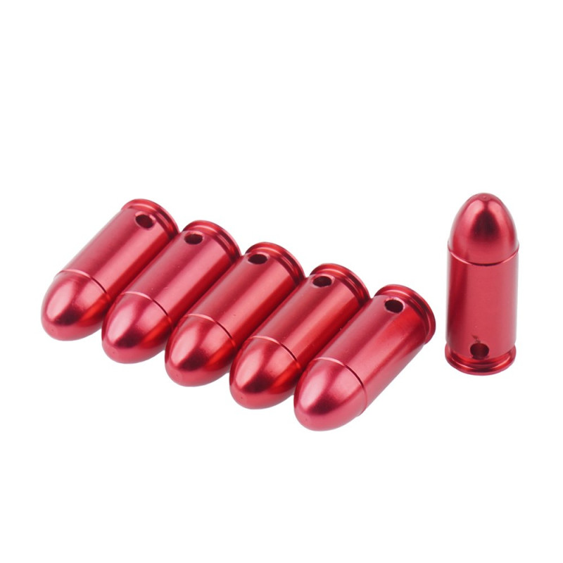 Munition Entraînement GUNPANY Rouge - 9mm x6