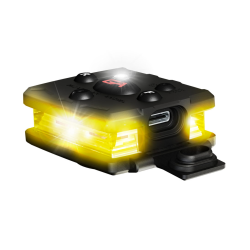 Micro-lampe LED portative de sécurité (jaune/jaune)