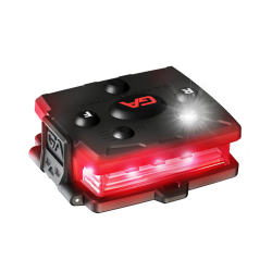Micro-lampe LED portative de sécurité (rouge/rouge)