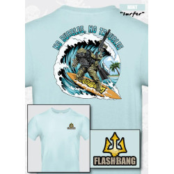 Tee-Shirt Flashbang Surfer - Mint