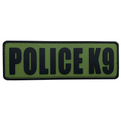 Patch PVC Police K9 Petit Vert