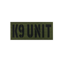 Patch LaserCut K9 Unit V ert rétro/Gris