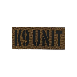 Patch LaserCut K9 Unit Coyote rétro/Gris