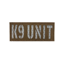 Patch LaserCut K9 Unit oyote/Blanc rétro