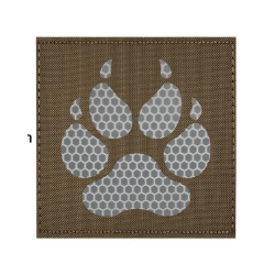 Patch LaserCut K9 Paw Coyote