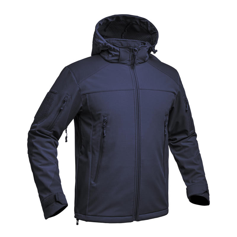 Veste V2 Softshell A10 Equipment FIGHTER - Bleu Marine