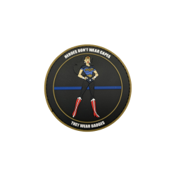 BADGE WONDER WOMAN "THIN BLUE LINE"