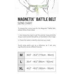 Ceinture/Sous-ceinture de Combat AGILITE Magnetix Belt Noir