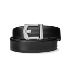 Ceinture KORE Essentials Leather Gun Belt X8, 1.5'' Nickel Buckle Noir