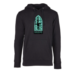 Hoodie BLACK ON AMMO Light Weight Stained Glass