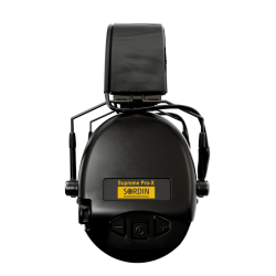 Casque Sordin SUPREME Pro-X SLIM PVC Serre-tête Cuir - Noir