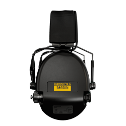 Casque Sordin SUPREME Pro-X SLIM PVC Serre-tête Cuir - Noir