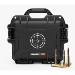 Nanuk 908 Case 908 empty - w/white target Logo - Black